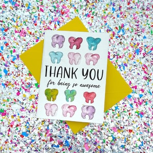 Printable Dental Card, Dental Assistant Birthday for her, Dental Staff, Hygienist, Dentist Greeting Card, tooth gift, Digital card, teeth