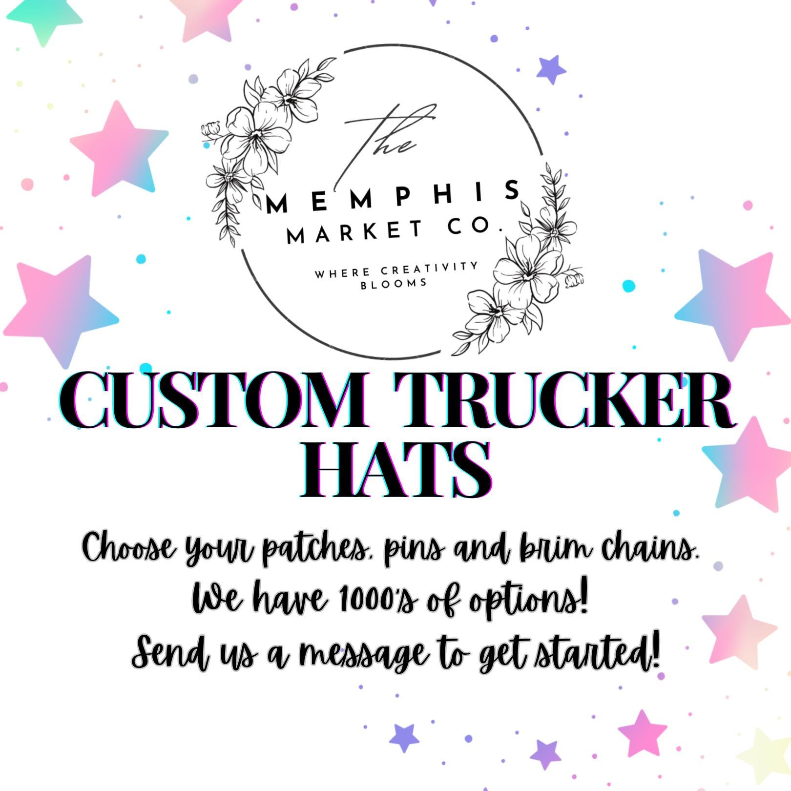 Custom Trucker Hat With Patches, Hat Charms, Embroidered  display picture 2