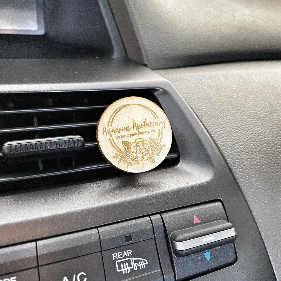 Natural Wood Air Freshner Vent Clip Car Air Freshener New Etsy