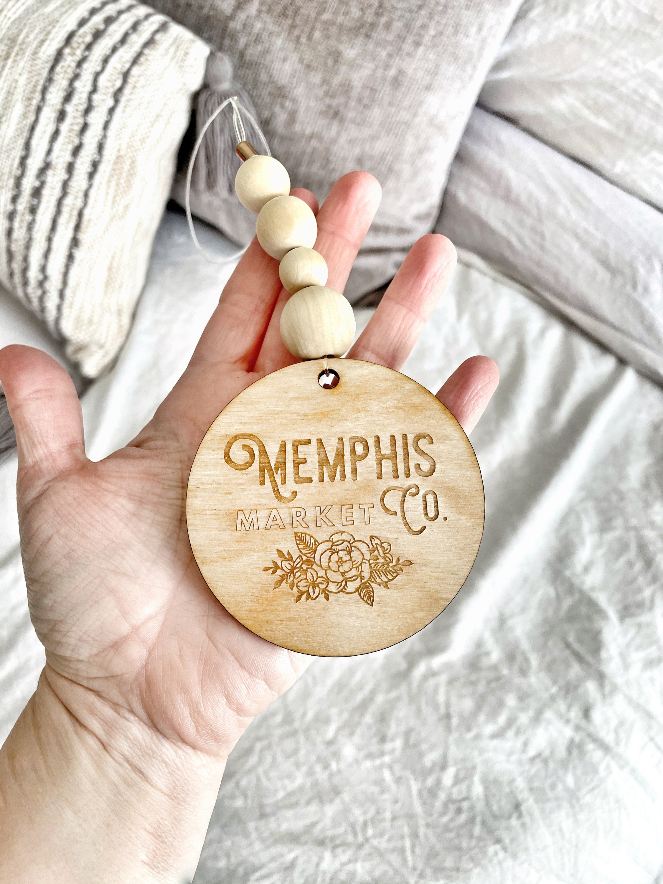 Natural Wood Air Freshener Vent clip car air freshener new Etsy