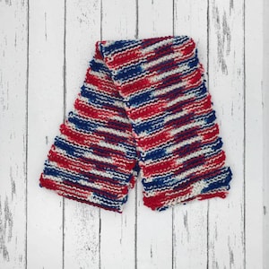 Red, White and Blue Fourth of July Women’s Knit Scarf