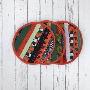 Halloween Oval Large Coaster, Set of 3