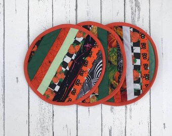 Halloween Oval Large Coaster, Set of 3