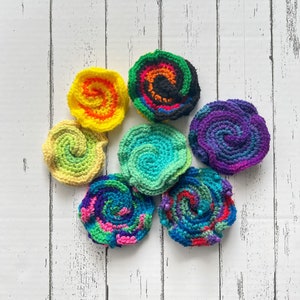 Crochet Mobius Strip Fidget Toy, Quiet Sensory Play, Fidget Spinner with Beads, Christmas Stocking Stuffers