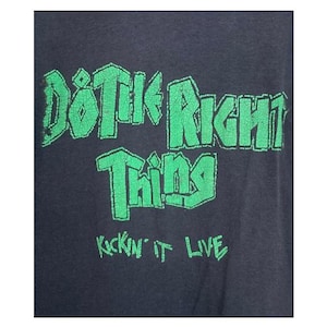 Vintage 1989 DO THE RIGHT Thing Spike Lee Film Promo-T-Shirt 50/50