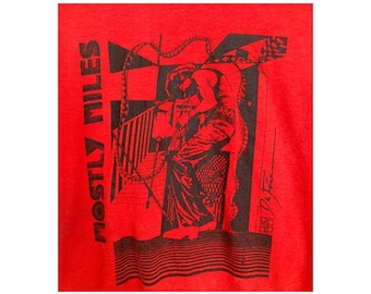 RARE 70's 80's MILES DAVIS jazz tee tshirt
