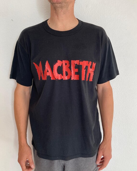 Vintage 1992 MACBETH play festival tee tshirt - image 3