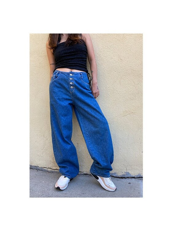 Vintage 28" 90's baggy y2k jeans denim