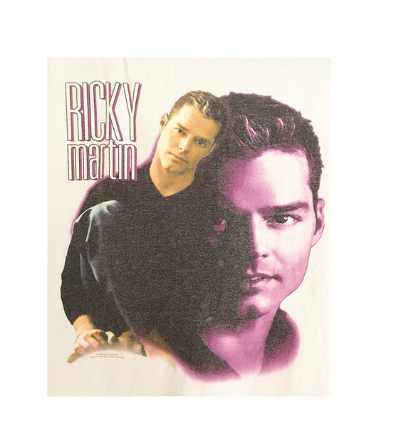 Vintage 1999 Ricky Martin tee tshirt