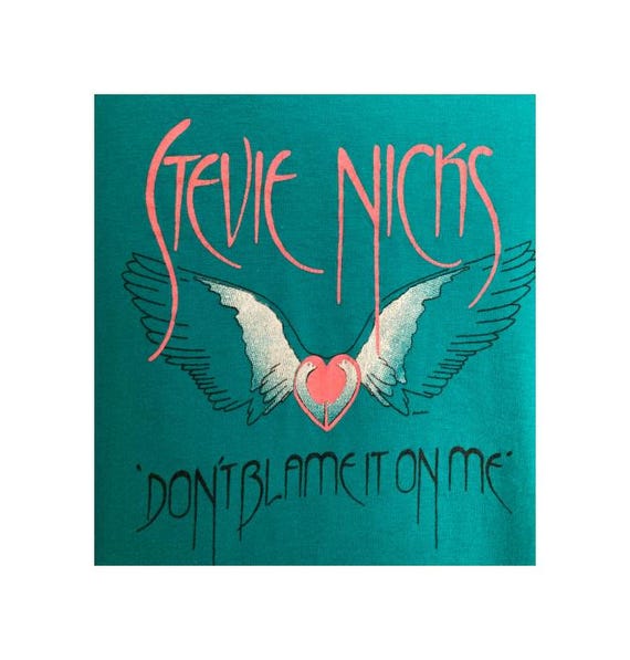 Vintage 1983 Stevie Nicks Don't Blame It On Me Blame It On My Wild Heart Tour tee tshirt