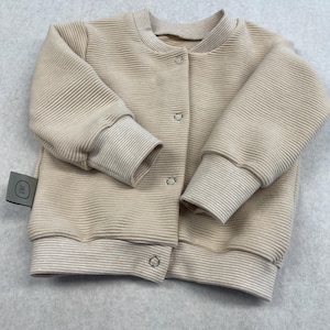 College jacket Jacket Uni Unisex Baby jacket Transitional jacket Children's jacket with snap fasteners Baby jacket Jersey