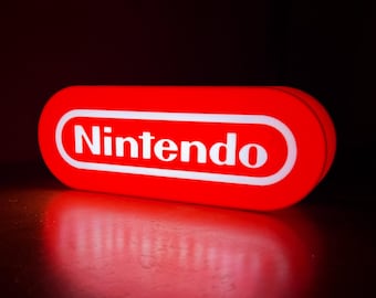 Nintendo Style USB Night Light: Personalized Gamer Gift