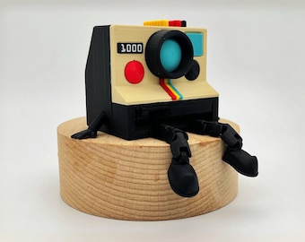 Polaroid Style Camera Table Decor &  SD Card Holder - Original Creation