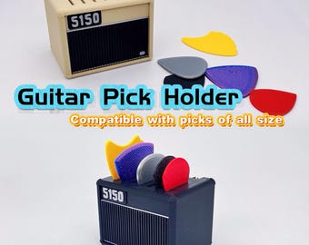 Mini porta-palhetas personalizável para guitarra, compatível com alto-falante EVH 5150 | Acessórios para guitarra