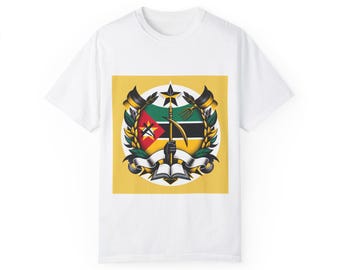 T-shirt med djärvt emblem, unisex mode-t-shirt, streetwear-topp, avslappnad vardagsskjorta, present till honom/henne, unik grafisk design