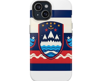 Op avontuur geïnspireerde magnetische stevige hoesjes voor iPhone, duurzame telefoonhoes, cadeau voor buitenliefhebber, uniek ontwerp, reisaccessoire