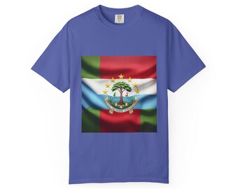 Cabo Verde Flag T-Shirt, Unisex Cotton Tee, Perfect for Travel Lovers, Cultural Gift, Summer Wardrobe Essential