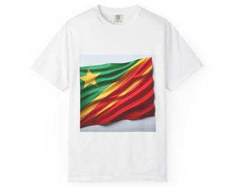 Cameroon Flag T-Shirt, Unisex Graphic Tee, Casual Wear, Gift for Travelers, National Day Celebration, Summer Fashion