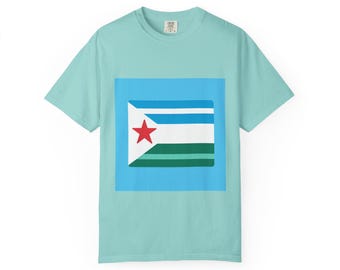 Cuban Pride Garment-Dyed T-Shirt, Casual Tee, Unisex Summer Shirt, Travel Souvenir, Gift for Flag Lovers, Cuban Heritage