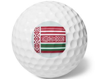 Belarusian Themed Golf Balls - Fun Gifts for Golfers, Perfect for Celebrations, Sports Enthusiasts, Unique Accessories, Holiday Gifts