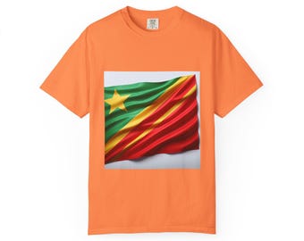 Vibrant Cameroon Flag T-Shirt, Celebrate Independence Day, Casual Wear, Unique Gift, Unisex Apparel
