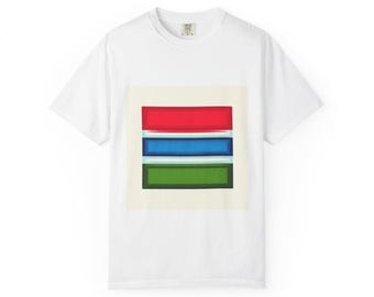 Colorful Graphic Unisex T-Shirt - Perfect for Casual Wear, Gifts, Summer Gatherings, Birthday Celebrations, Art Lovers