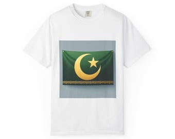 Crescent Star T-Shirt, Unisex Tee, Boho Style, Casual Wear, Perfect for Celebrations and Everyday Fashion