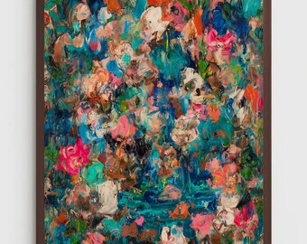 Free Chaos Art Print - Impasto | Vibrant Painting | Colorful abstract | Colorado