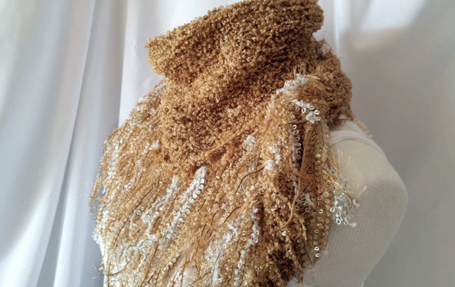 gold evening wrap