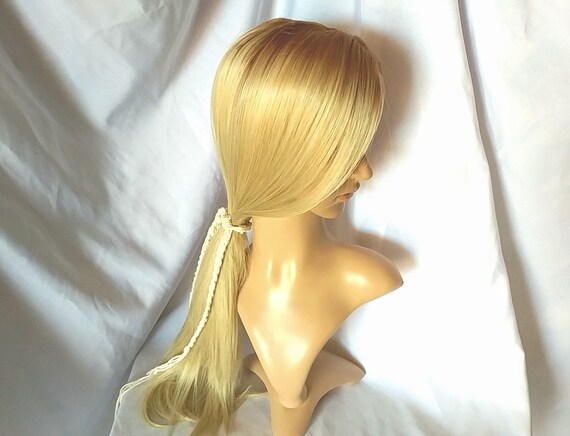 Cream Rockabilly Scarf Hippie Hair Tie Back Spring Simple Etsy