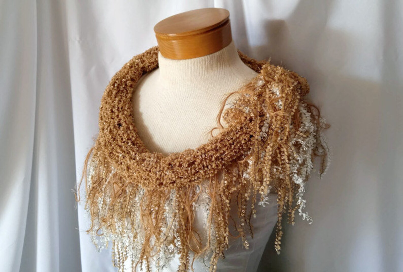 gold evening wrap