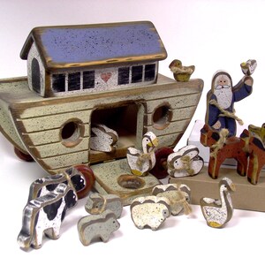 Vintage Handmade Noah&#39;s Ark, Free Shipping