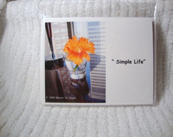 Simple Life Set of 6 NoteCards