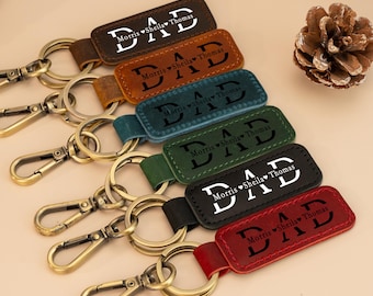 LLAVERO DE PAPÁ, Llavero personalizado para papá, Regalo para papá primerizo, Llavero grabado para papá, Llavero del Día del Padre, Primer Día del Padre, REGALO para papá, Padres