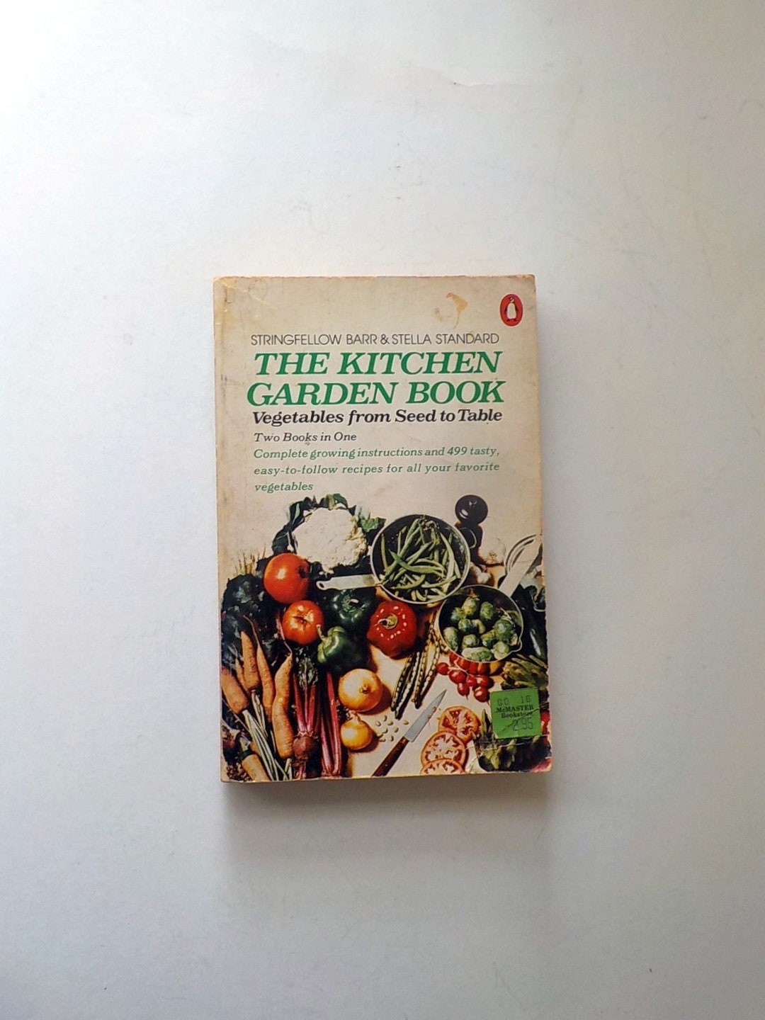 Vintage the Kitchen Garden Book, Harvesting Garden Vegetables, Seed to ...