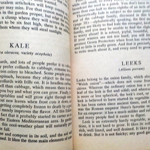 Vintage the Kitchen Garden Book, Harvesting Garden Vegetables, Seed to ...