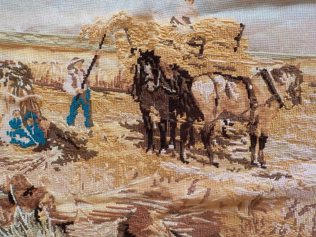 Harvest Time, Unfinished Vintage Coats Anchor Penelope Tapestry Wool