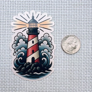 Lighthouse American Traditional Tattoo Flash vinyl deal sticker. American Traditional Tattoo Vinyl Decal Sticker Bundle: Unique Designs