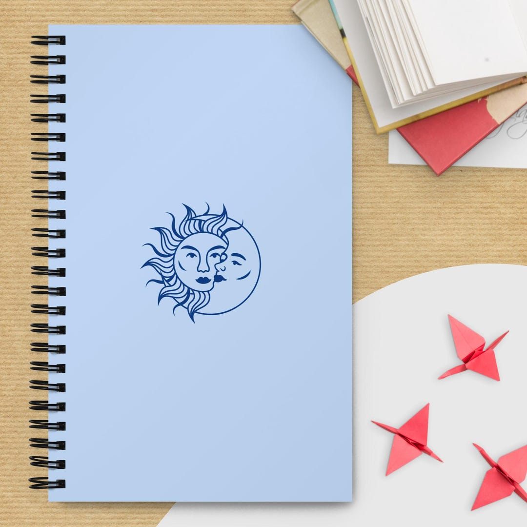 Celestial Sun and Moon Journal | Aesthetic Astrology Notebook | Light ...