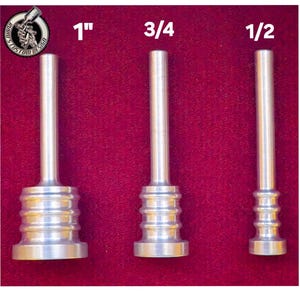Aluminium Blatt Spinner 1&quot; 3/4&quot; 1/2&quot;