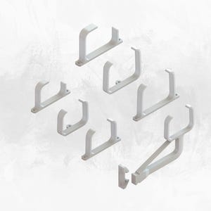 Support Brackets for Hydroponic Downspouts / Fittings for Hydroponic