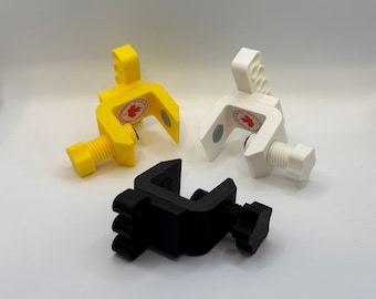 Modular Side Desk Clamp-On Cable Organizer/USB & Power Cable Holder, 2-5 Slots