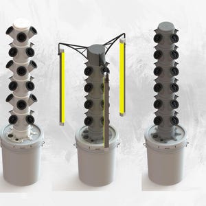 Self-Watering Hydroponic Tower – Grow Fresh Herbs & Vegetables Year-Round!