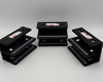 Doubled Under Desk Laptop Mount with Hardware / Multiple sizes and colors are avalable