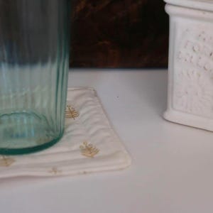 Quilted Fabric Coasters - Set of 4 Handmade Drink Mats image 3