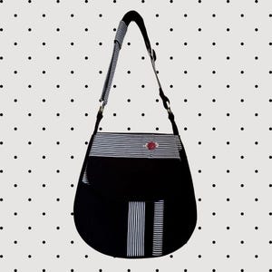 Cartera cruzada reciclada: mediana