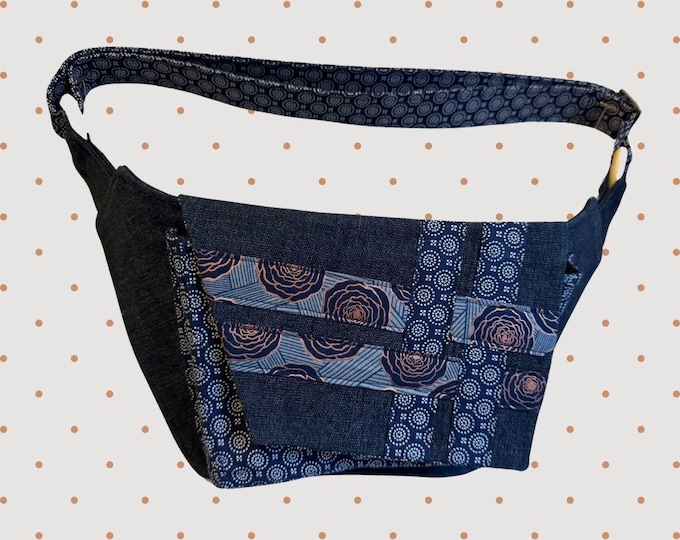 Featured listing image: Copper Flower Geometric Crossbody / Hip Bag