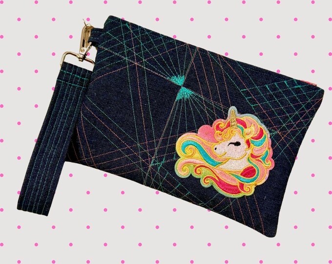 Featured listing image: Like a Unicorn: Medium Wristlet