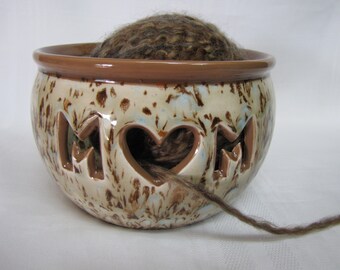 Yarn Bowl, Knitting Bowl, Ceramic