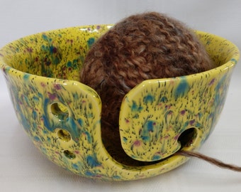 Yarn Bowl, Knitting Bowl, Large Yarn Bowl, Ceramic